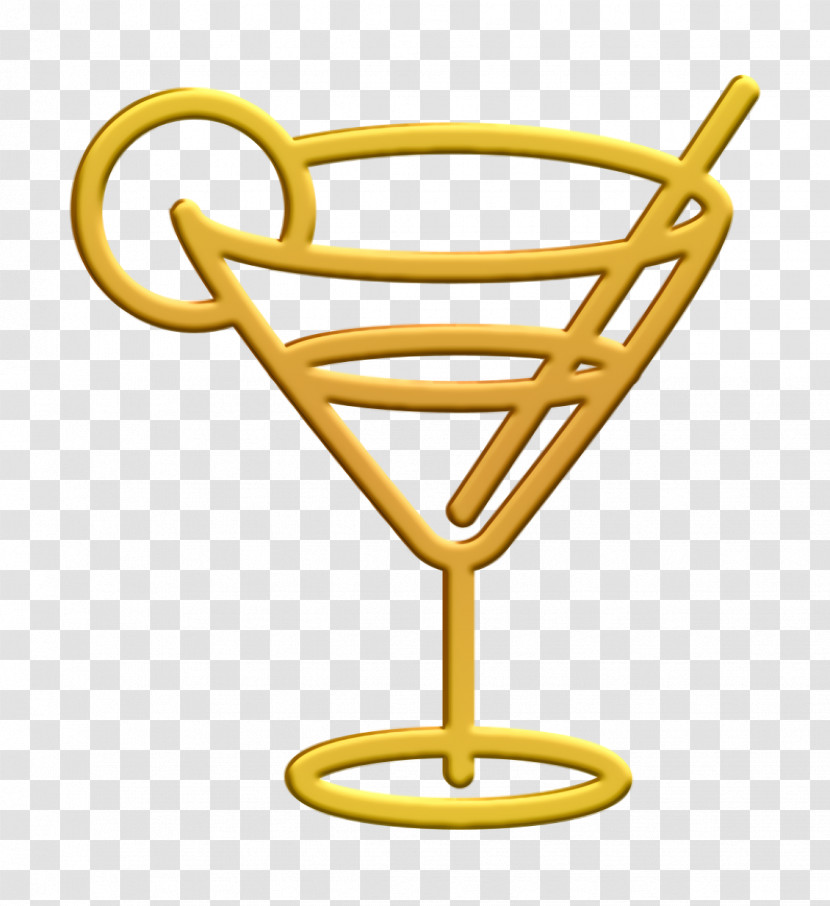 Cocktail Icon Gastronomy Icon Glass Icon Transparent PNG