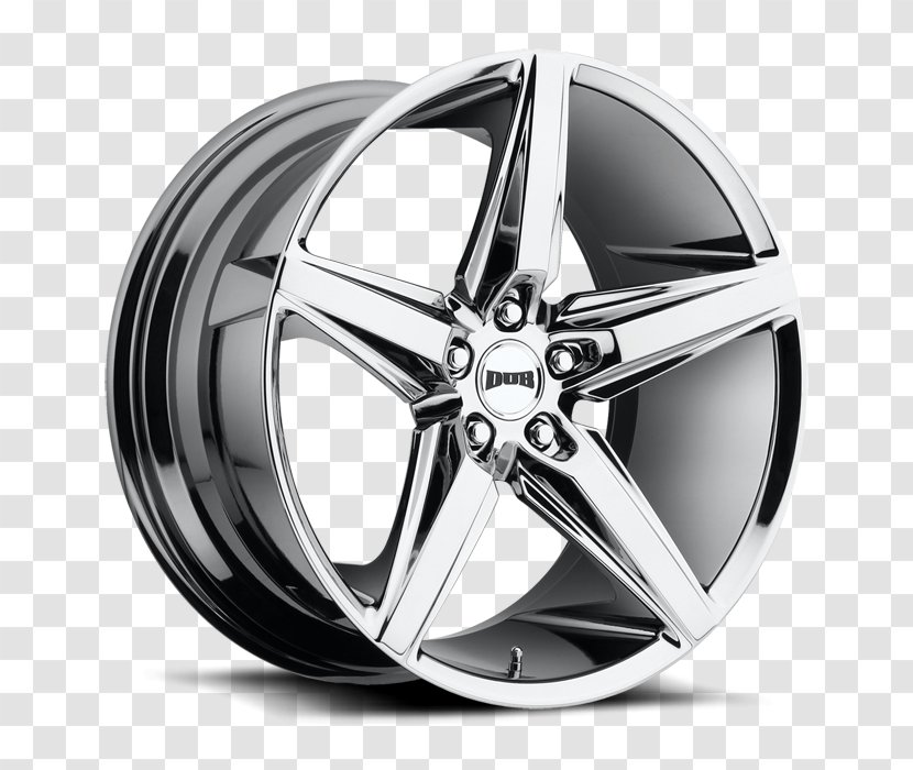 Alloy Wheel Car Rim Chrome Plating Tire Transparent PNG