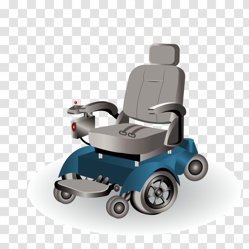 Medical Equipment Hospital Icon Design - Wheelchair - Vector Transparent PNG