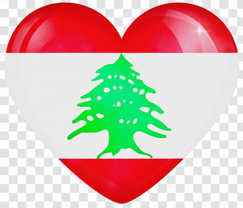 Independence Day Flags - Lebanese - Christmas Tree Decoration Transparent PNG