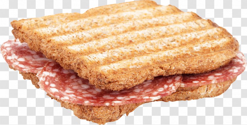 Sausage Toast Bacon Sandwich Breakfast - Image Transparent PNG