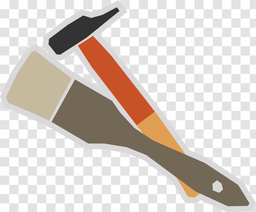 Monument To Party Founding Brush Hammer - Paintbrush Transparent PNG
