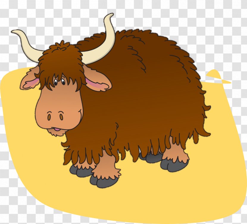 Domestic Yak Free Clip Art - Cliparts Transparent PNG