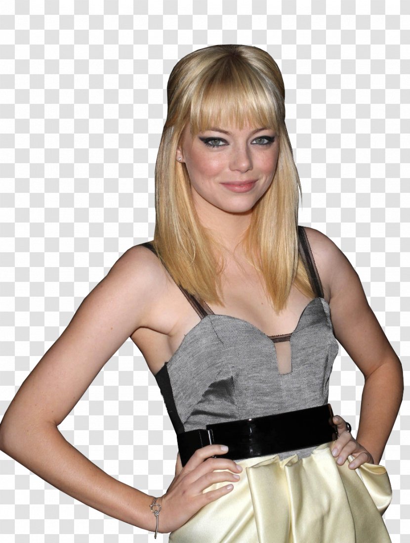 Emma Stone Gwen Stacy The Amazing Spider-Man Blond - Flower Transparent PNG