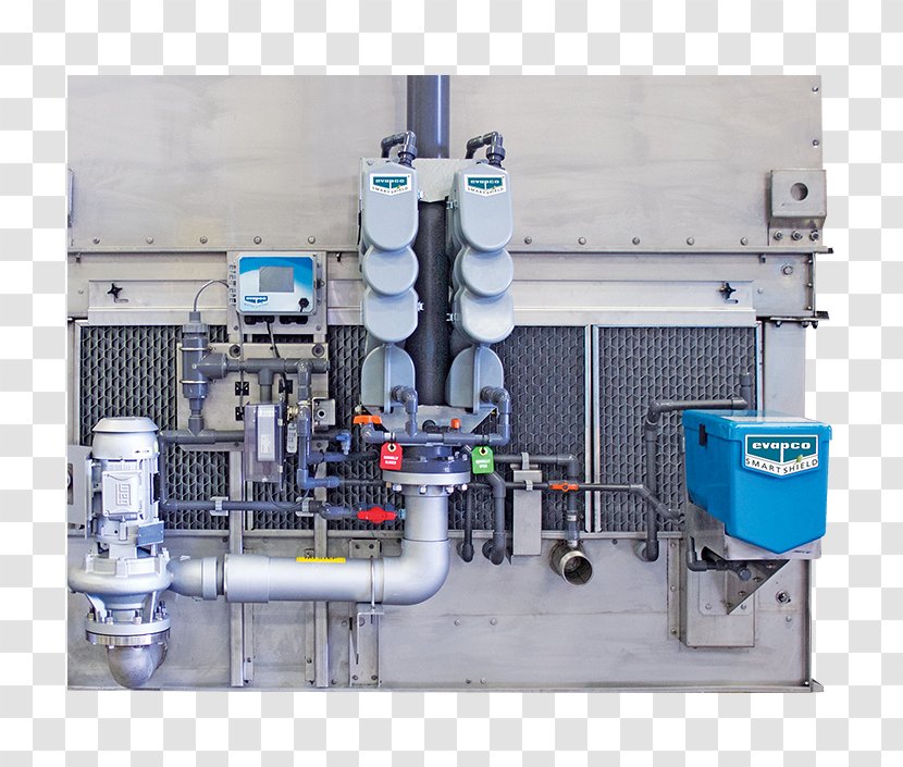 Evaporative Cooler Condenser Cooling Tower Evaporator Water - Refrigeration Transparent PNG