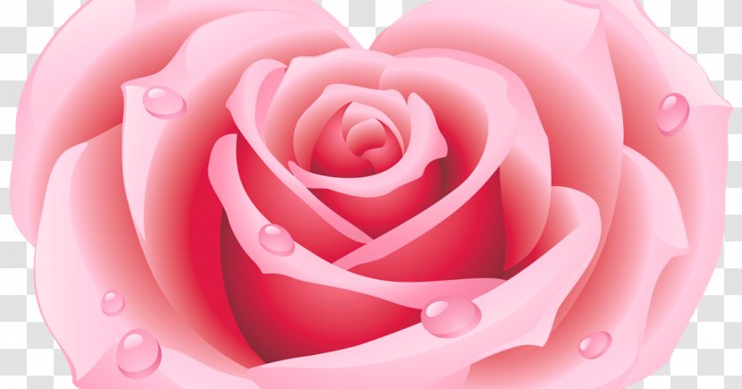 Rose Heart Drawing Clip Art - Cut Flowers Transparent PNG