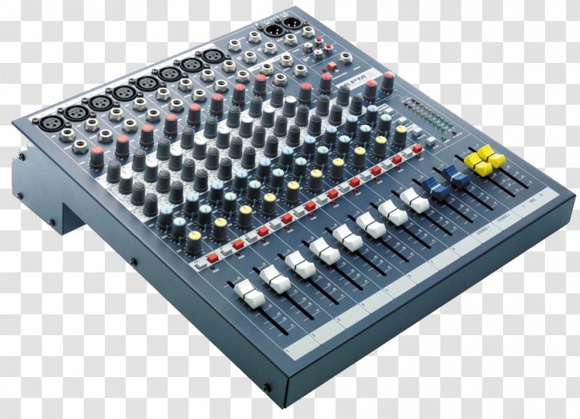 Audio Mixers Sound-Craft EPM-8 Soundcraft Stereophonic Sound - Efx8 Transparent PNG
