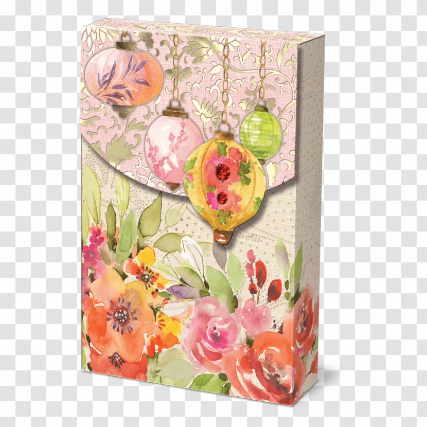 Floral Design Cut Flowers Vase Flower Bouquet - Decorative Card Transparent PNG