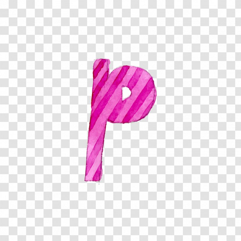 Twill - Wall - Red Letter P Transparent PNG