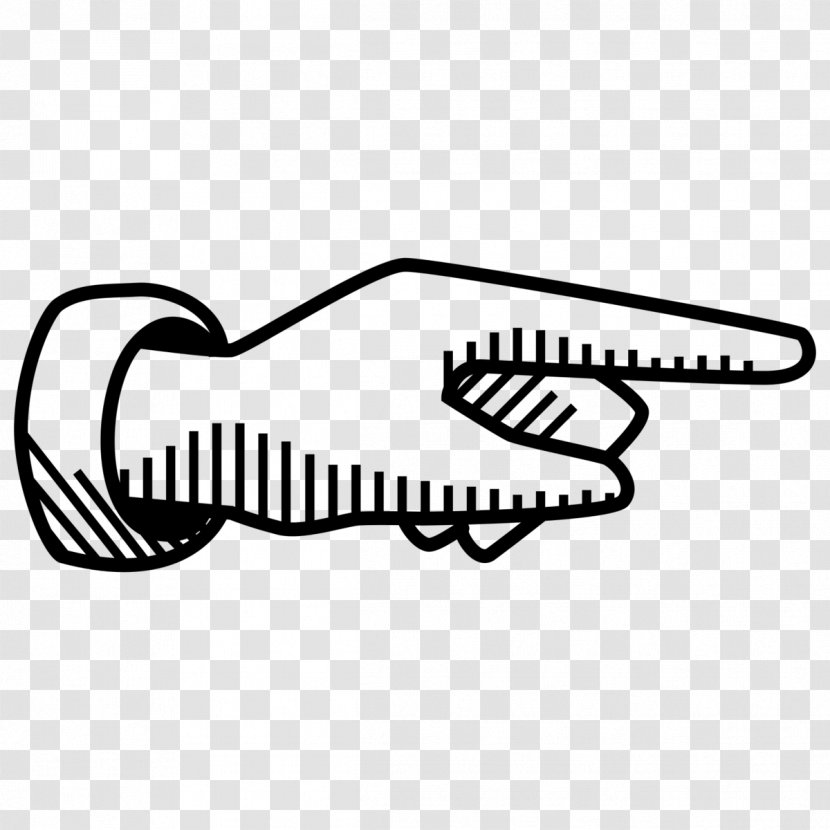 Trigger Finger Hand Clip Art - Digit - Sports Equipment Transparent PNG