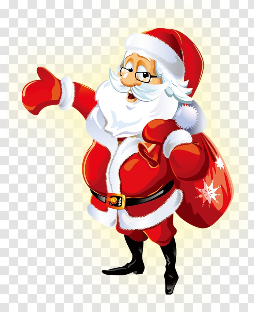 Santa Claus Pxe8re Noxebl Christmas Gift Clip Art - Fictional Character Transparent PNG