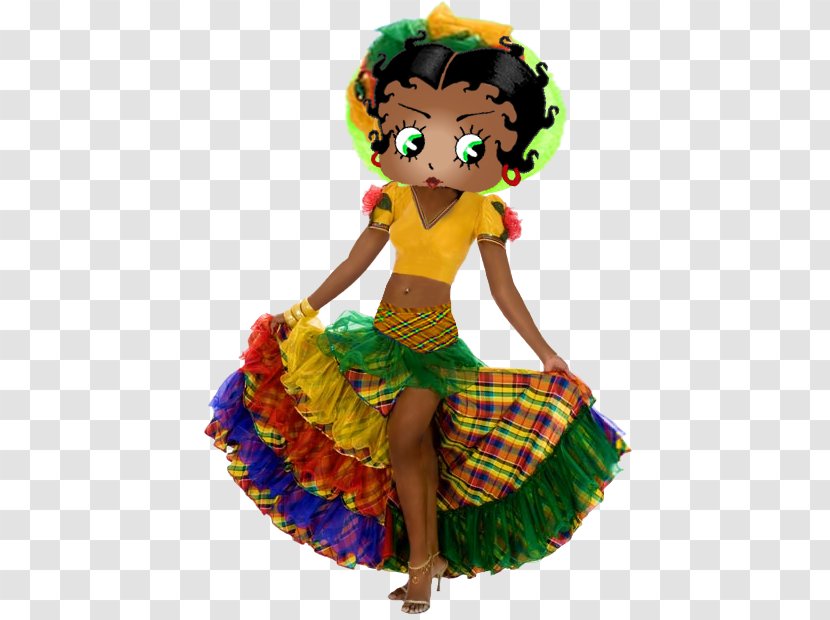 Jamaica Folk Costume Quadrille Dress Clothing - Doll Transparent PNG