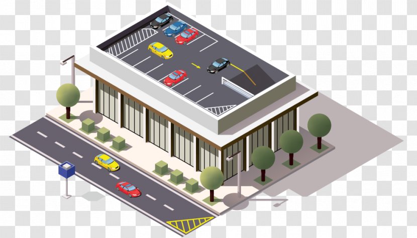 Parking Shopping Centre Scale Models Fare Andares - Service - Estacionamiento Transparent PNG