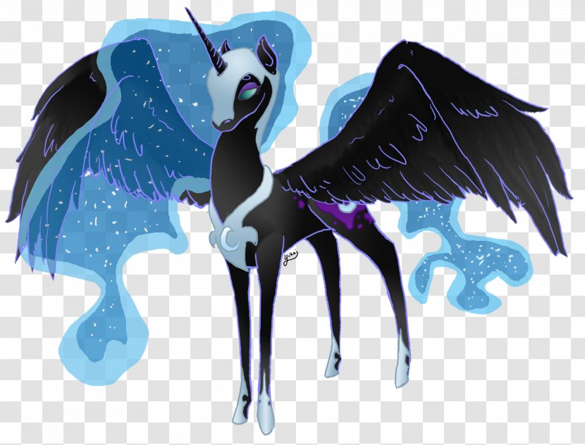 Princess Luna Pony Celestia Horse Drawing - Nightmare Transparent PNG