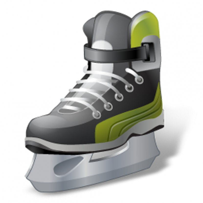 Ice Hockey Skates Clip Art - Sports Equipment Transparent PNG