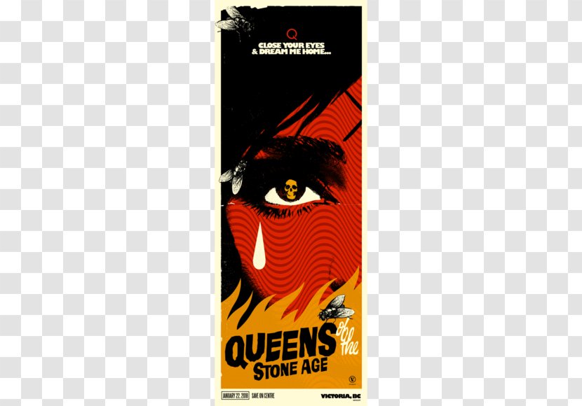 Poster Victoria Queens Of The Stone Age Villains World Tour Rated R - Advertising Transparent PNG