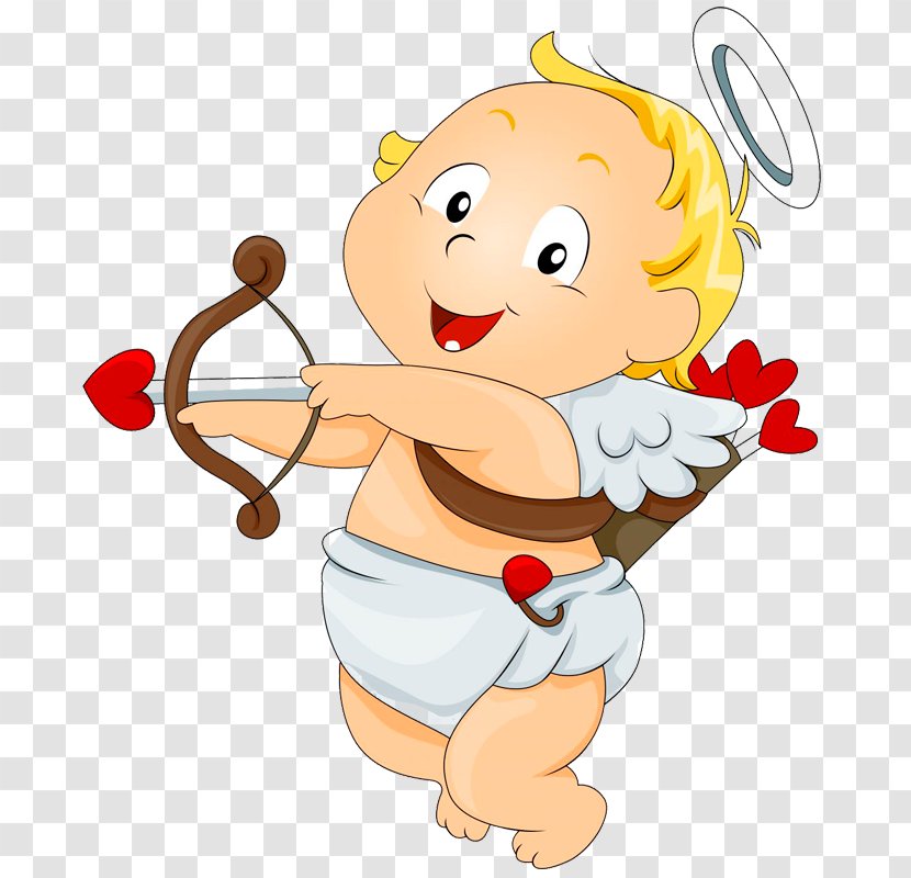 Drawing Cupid Clip Art - Flower Transparent PNG