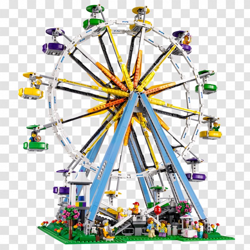 LEGO 10247 Creator Ferris Wheel Lego Minifigure Modular Buildings - Amusement Ride - Toy Transparent PNG