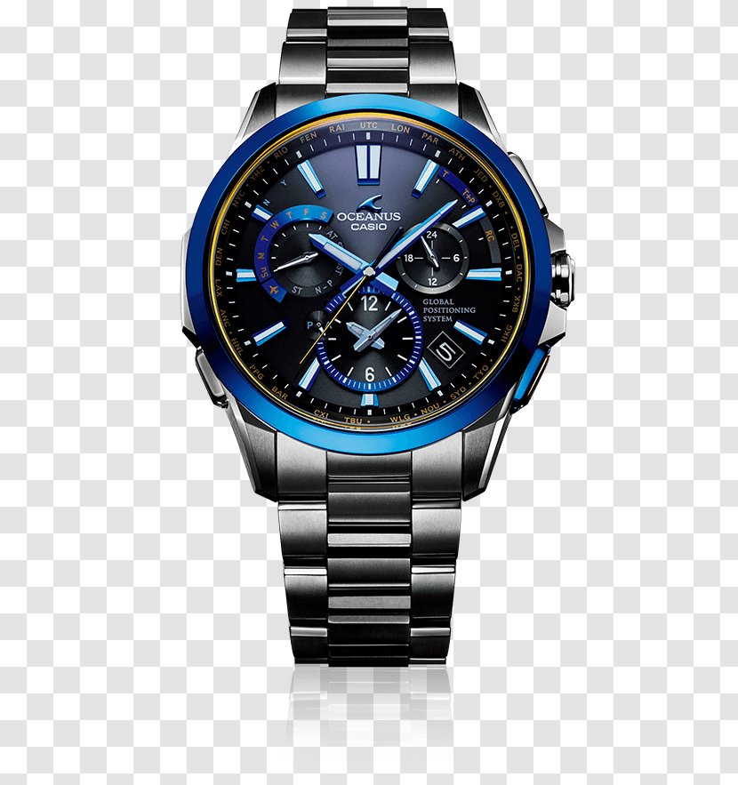 Watch Casio Oceanus Quartz Clock Astron - Strap Transparent PNG