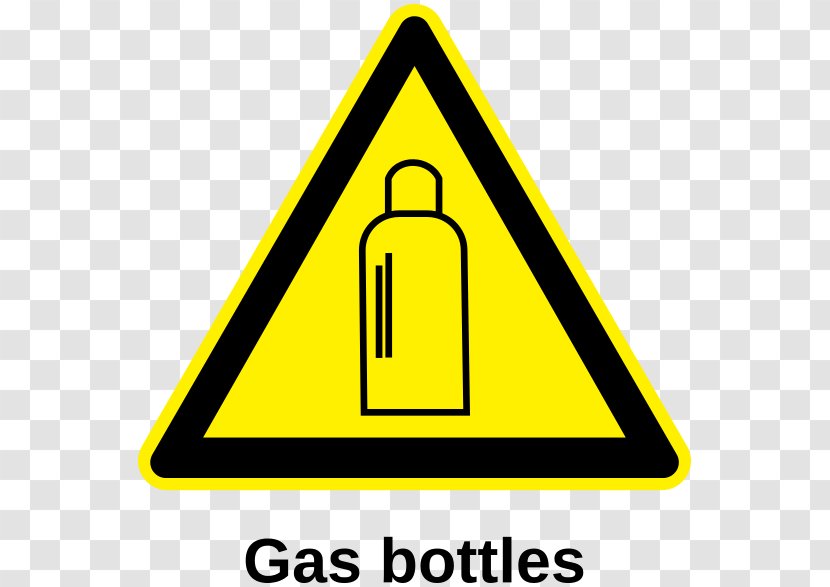 Traffic Sign Clip Art Triangle Label - Area - Gas General Transparent PNG