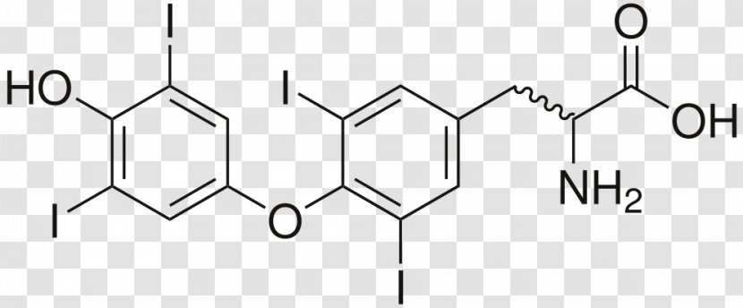 Levothyroxine Pharmaceutical Drug Triiodothyronine The Thyroid Gland - Black And White - Tablet Transparent PNG