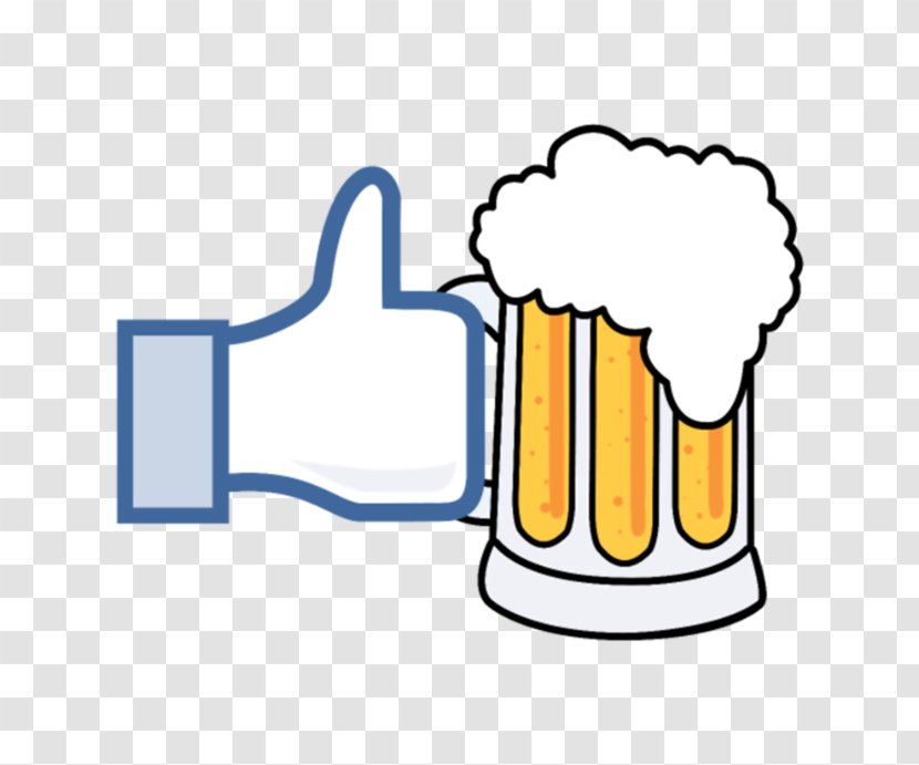 Beer Like Button Drink Brewing Thumb Signal - Sticker Transparent PNG