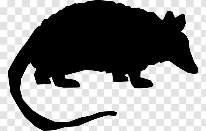 Canidae Armadillo Clip Art - Monochrome Photography - Silhouette Transparent PNG