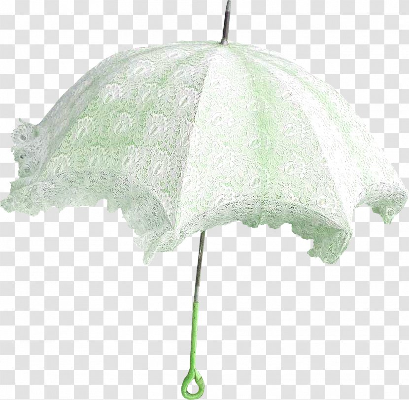 Umbrella - Green - Pattern Lace Transparent PNG