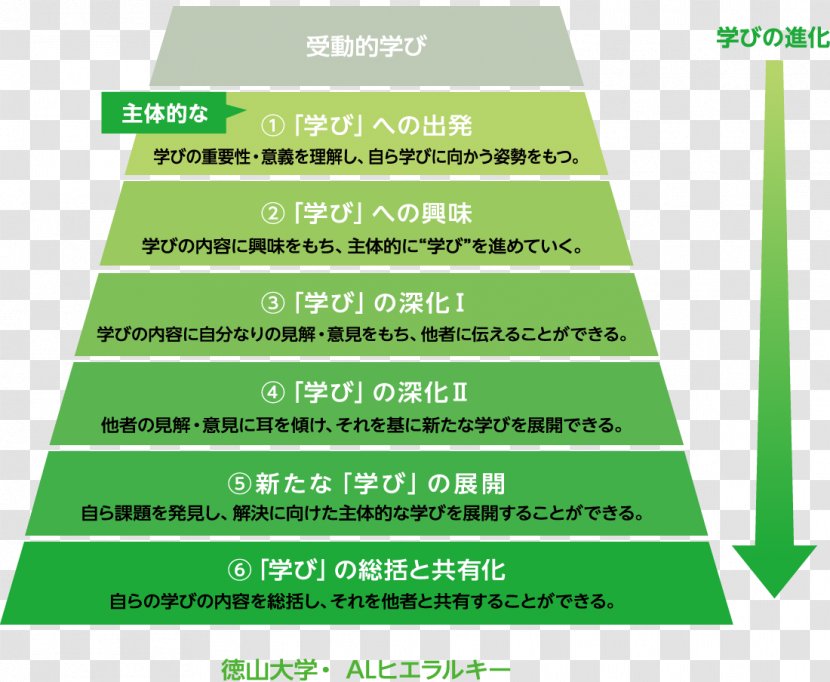 Tokuyama University Learning Education Hierarchy - Diagram - Tual Transparent PNG