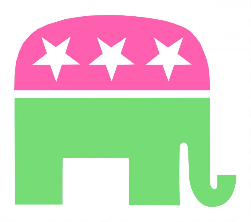 United States US Presidential Election 2016 Republican Party Elephant Clip Art - Pink - White Background Transparent PNG