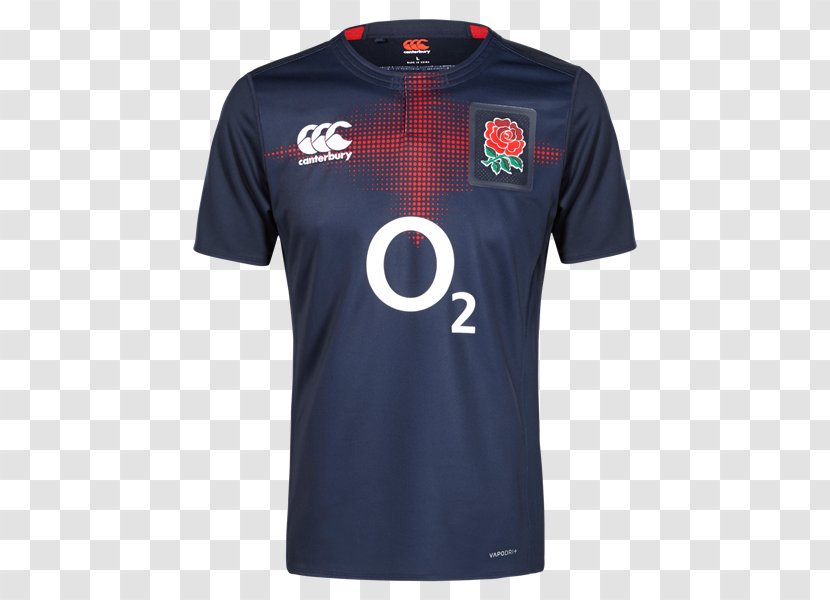 England National Rugby Union Team T-shirt Shirt Jersey - Electric Blue Transparent PNG