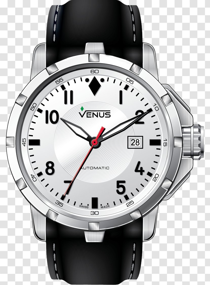 Chronograph Watch Swiss Made Strap Clock - Hanowa Transparent PNG