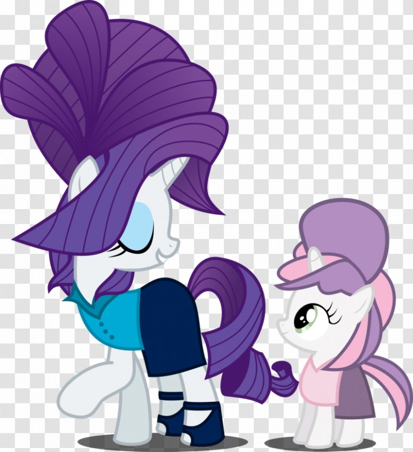 Pony Rarity Twilight Sparkle Pinkie Pie Applejack - Silhouette - Purple Transparent PNG
