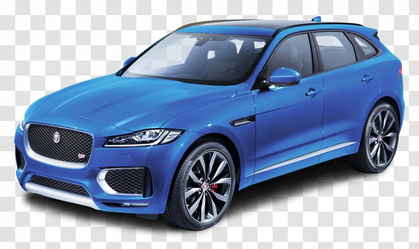 2018 Jaguar F-PACE 2017 First Edition Sport Utility Vehicle - Luxury - Blue F PACE Side View Car Transparent PNG