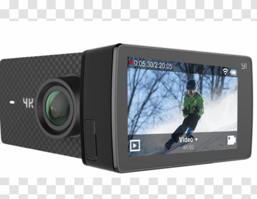YI Technology 4K+ Action Camera 4K Resolution - Frame Rate - 4k Transparent PNG