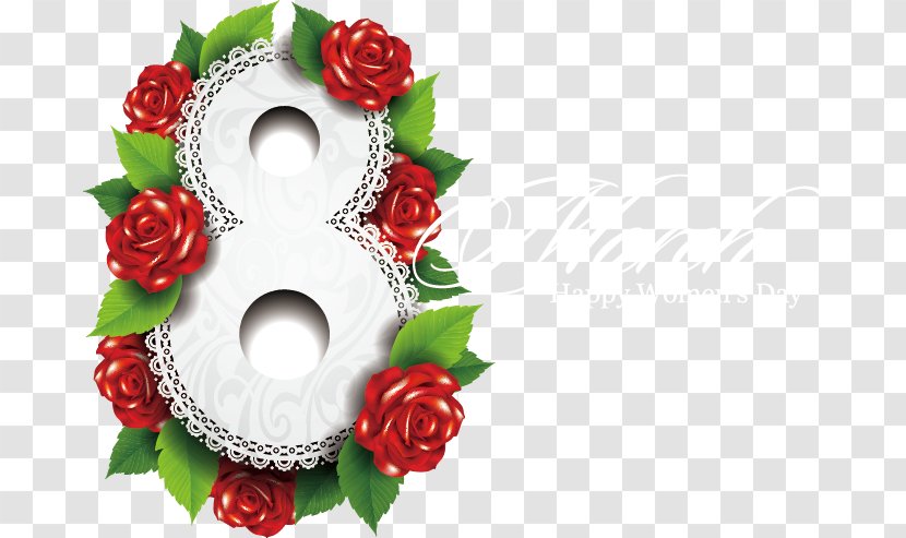 March 8 International Womens Day Clip Art - Christmas Decoration - Women's Element Transparent PNG