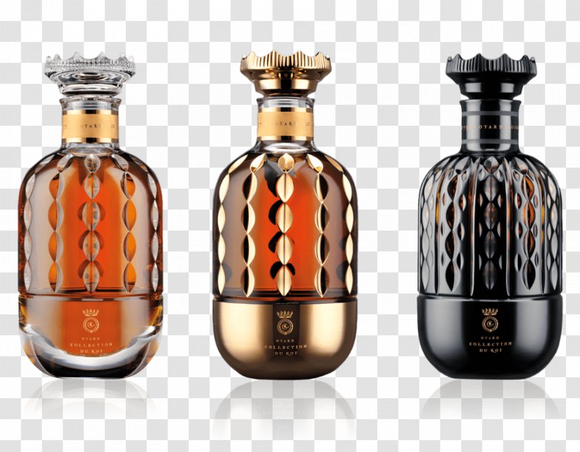 Royal Castle Of Cognac Otard King Glass Bottle - Exquisite Inkstone Transparent PNG
