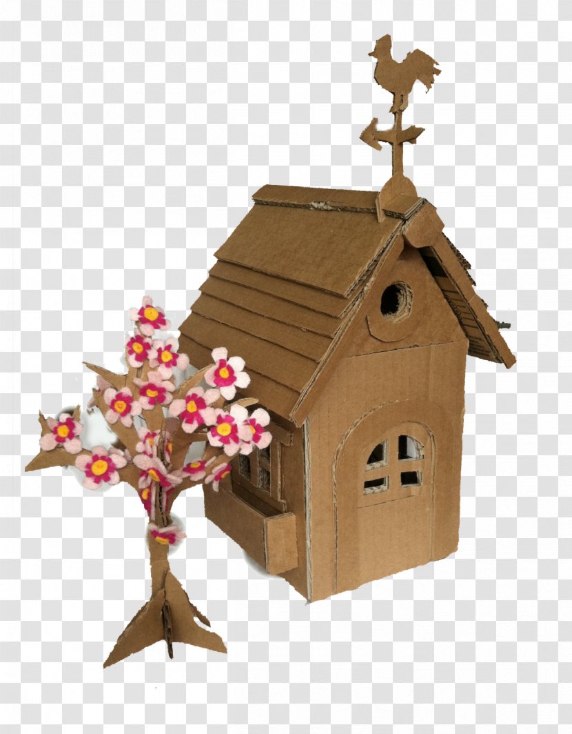 Tree House Cardboard Box - Building Transparent PNG