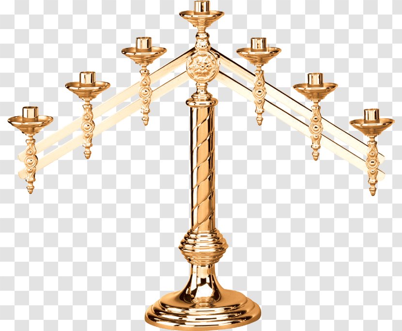 Candelabra Lighting Candlestick Metal - Censer - Altar Transparent PNG