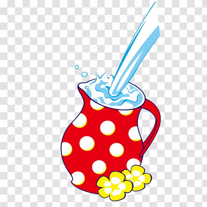 Soy Milk Cows Food - Ingredient - Polka Dot Painted Lovely Cup Transparent PNG
