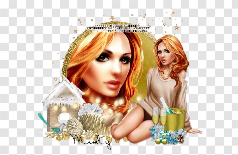 Hair Coloring Human Color Long Blond - Watercolor - Glowing Halo Transparent PNG