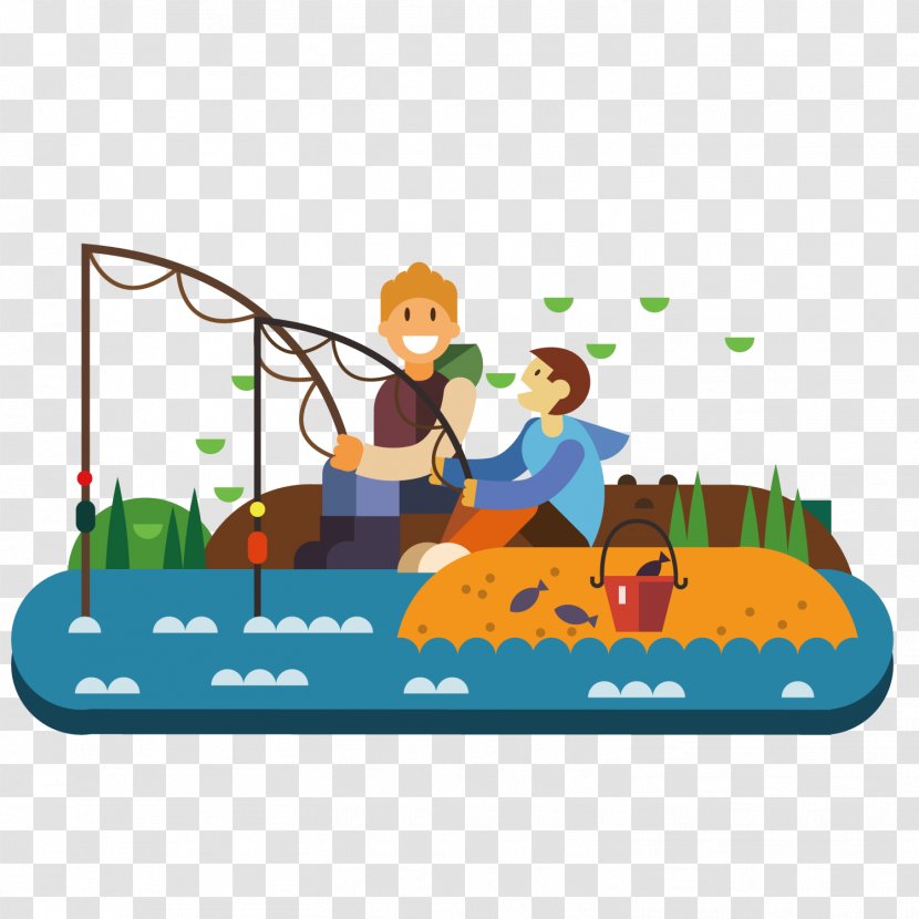 Illustration - Area - Fishing Boy Transparent PNG