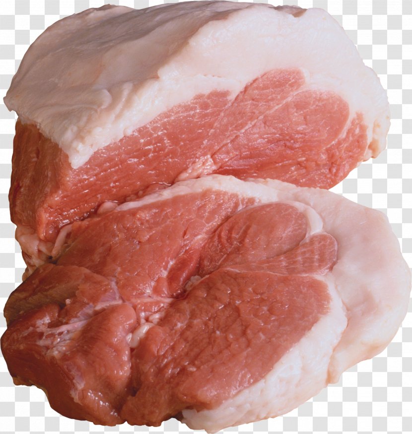 Domestic Pig Pork Belly Meat Food - Heart Transparent PNG