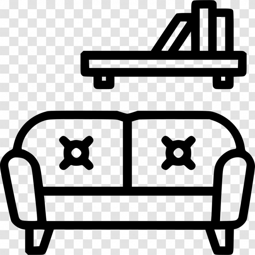 Furniture Couch Living Room Table - Bookcase - 8 Svg Transparent PNG