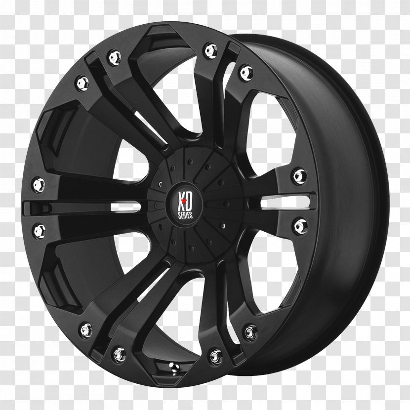 Car Rim Wheel Sizing Tire - Black Transparent PNG