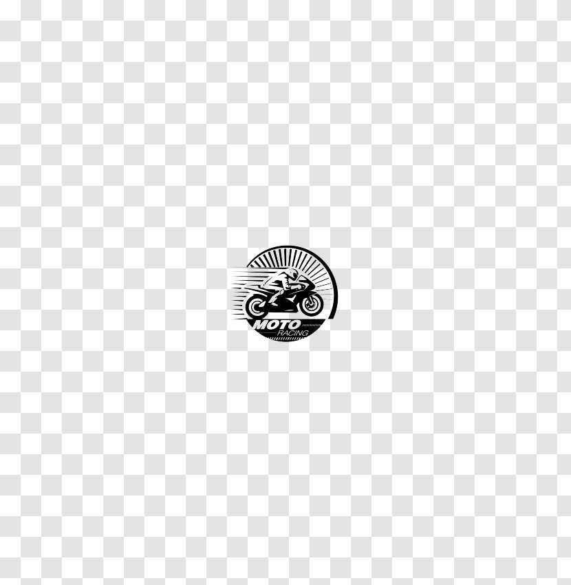 Black And White Text Illustration - Motorcycle Logo Transparent PNG