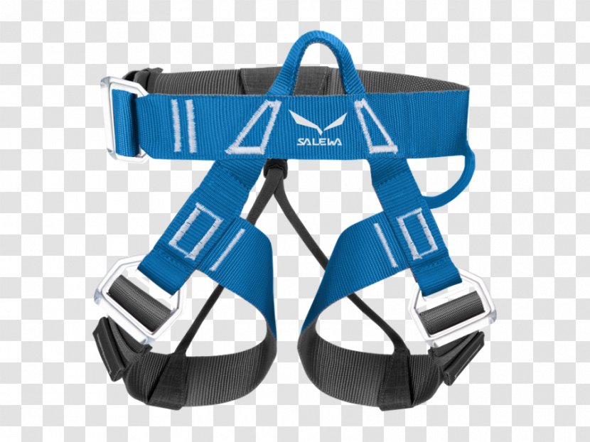 Climbing Harnesses Via Ferrata Mountaineering Klettersteigset - Blue Transparent PNG