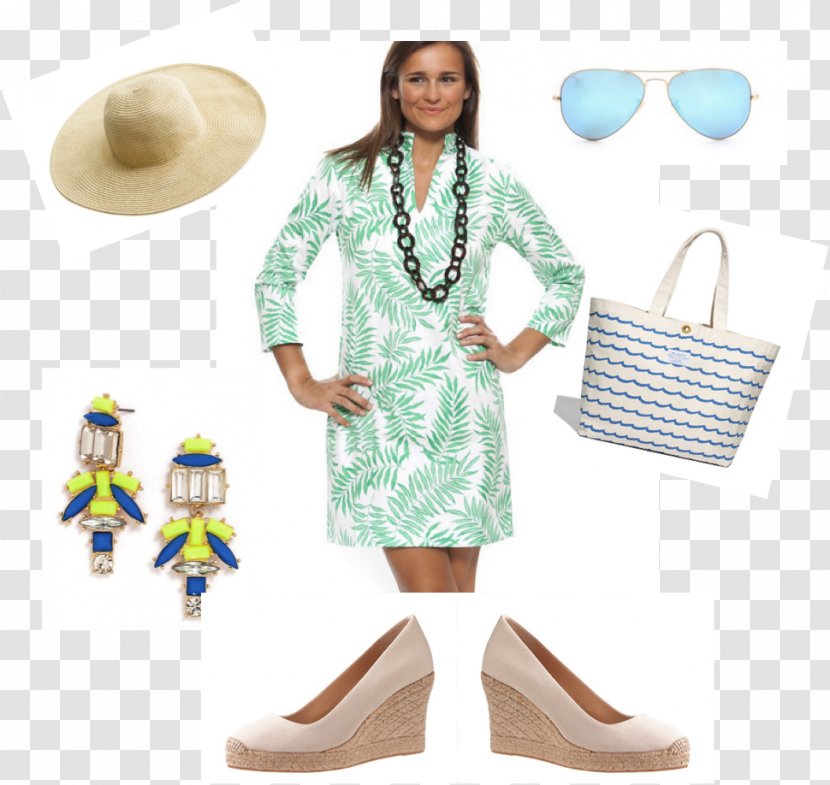 Costume Shoe Turquoise Dress - Day - Tropical Print Transparent PNG