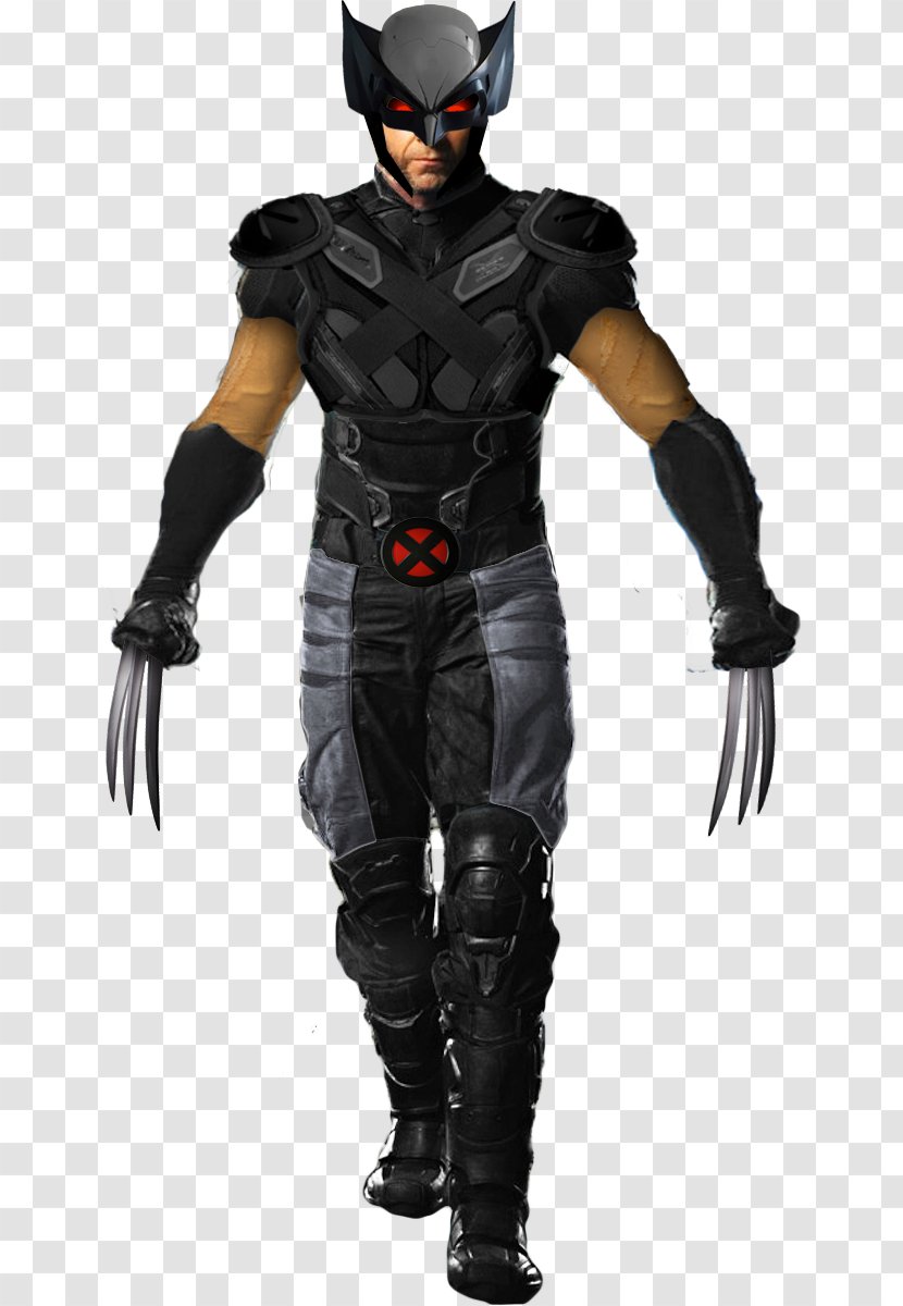 Professor X Deathstroke Wolverine Deadpool - Action Figure - Hugh Jackman Transparent PNG