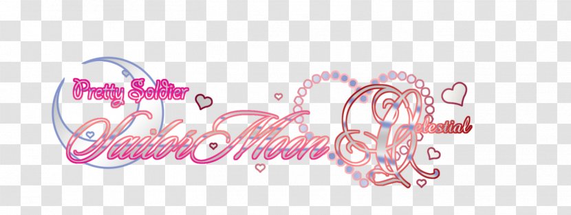 Logo Brand Font Pink M Sailor Moon - Gradient Transparent PNG